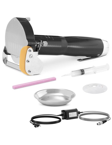 Profesionalus elektrinis giroskopinis kebabo peilis POTIS dia. 80mm 7500rpm 230V 200W Profesionalus elektrinis giroskopinis kebabo peilis POTIS dia. 80mm 7500rpm 230V 200W