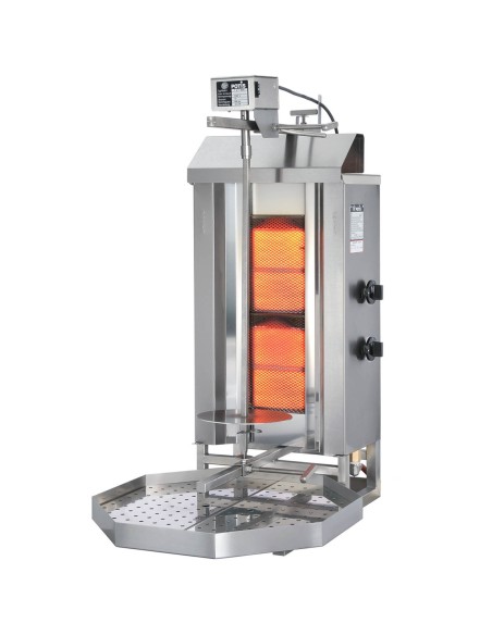 Grilio orkaitė dujinė kebabinė giroskopas gamtinėms dujoms POTIS įvadas 30 kg 230 V 5,6 kW Grilio orkaitė dujinė kebabinė giroskopas gamtinėms dujoms POTIS įvadas 30 kg 230 V 5,6 kW