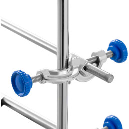 Stovas Laboratorinis stovas su priedais 60 cm 1 biuretinis spaustukas 2 spaustukai 3 žiedai 60 mm 80 mm 100 mm