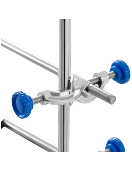 Stovas Laboratorinis stovas su priedais 60 cm 1 biuretinis spaustukas 2 spaustukai 3 žiedai 60 mm 80 mm 100 mm Stovas Laboratorinis stovas su priedais 60 cm 1 biuretinis spaustukas 2 spaustukai 3 žiedai 60 mm 80 mm 100 mm