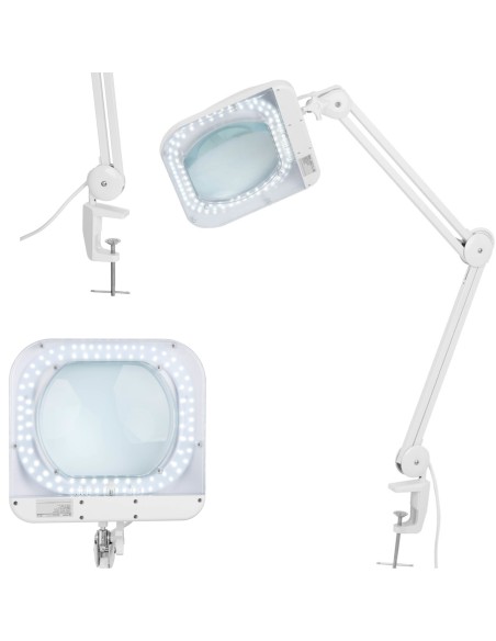 Dirbtuvių kosmetinė lempa su padidinamuoju stiklu 5 dioptrijų 90 x LED 190 x 157 mm Dirbtuvių kosmetinė lempa su padidinamuoju stiklu 5 dioptrijų 90 x LED 190 x 157 mm