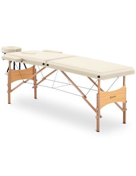 Nešiojamas sulankstomas masažo stalas Toulouse Beige iki 227 kg smėlio spalvos Nešiojamas sulankstomas masažo stalas Toulouse Beige iki 227 kg smėlio spalvos