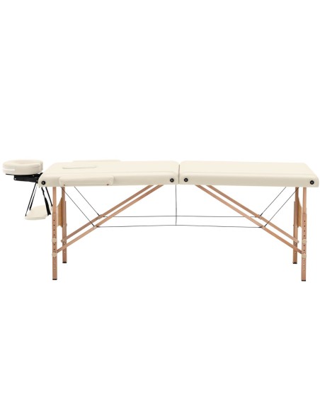Nešiojamas sulankstomas masažo stalas Toulouse Beige iki 227 kg smėlio spalvos Nešiojamas sulankstomas masažo stalas Toulouse Beige iki 227 kg smėlio spalvos