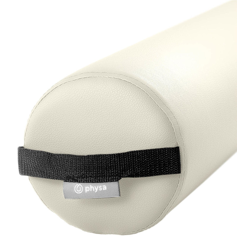 Reabilitacinis volelis mankštiniam masažui, plaunamas su rankena, 66 x 14 cm, smėlio spalvos