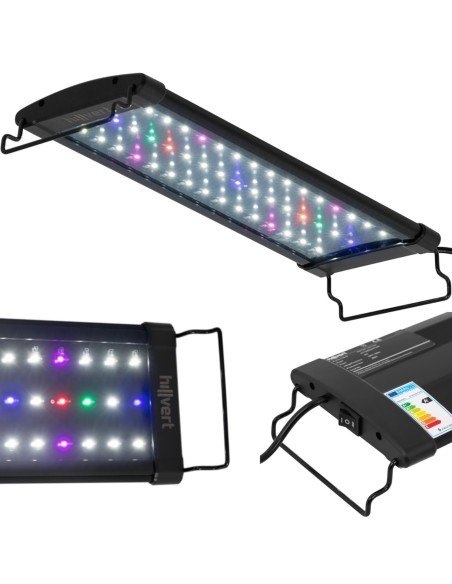 Akvariumo augalų augimo LED lempa viso spektro 45LED 40cm 12W Akvariumo augalų augimo LED lempa viso spektro 45LED 40cm 12W