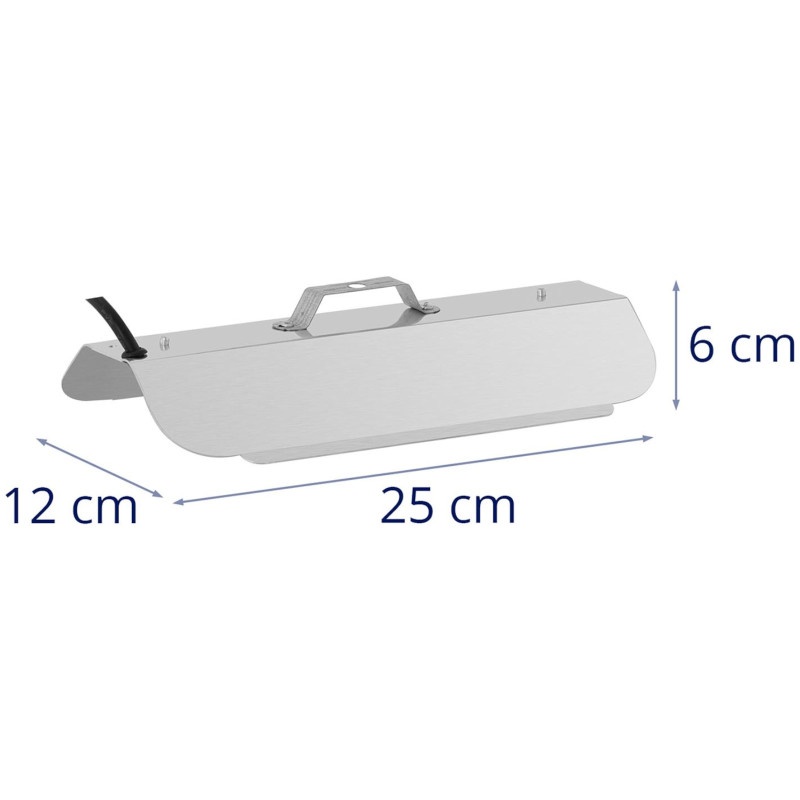 Augalų auginimo lempa viso spektro 25 x 12 cm 136 LED 50 W sidabrinė