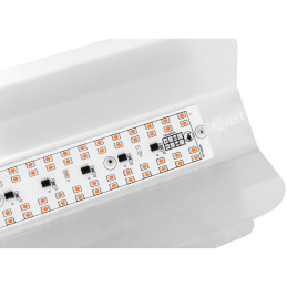 Augalų augimo lempa viso spektro 25 x 12 cm 68 LED 50 W sidabrinė