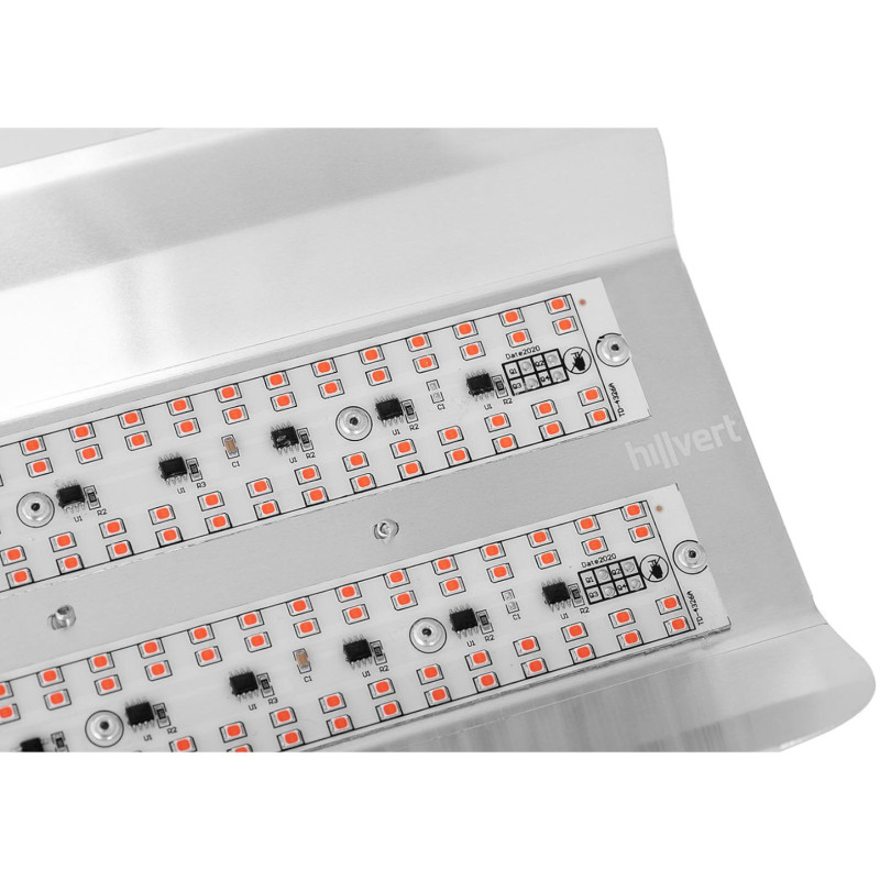 Augalų auginimo lempa viso spektro 25 x 17 cm 136 LED 100 W sidabrinė