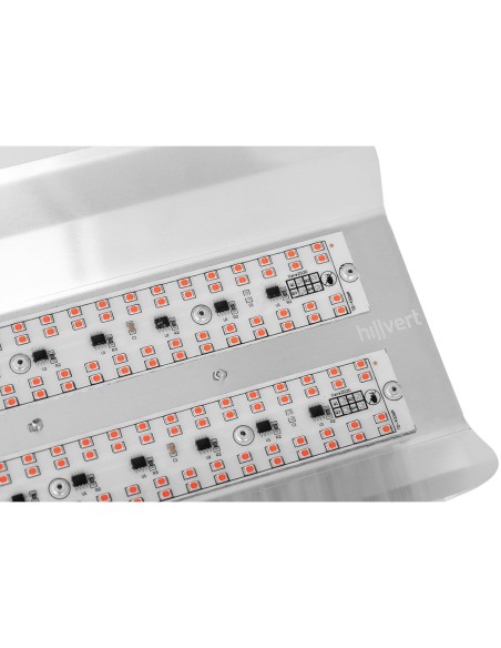 Augalų auginimo lempa viso spektro 25 x 17 cm 136 LED 100 W sidabrinė Augalų auginimo lempa viso spektro 25 x 17 cm 136 LED 100 W sidabrinė