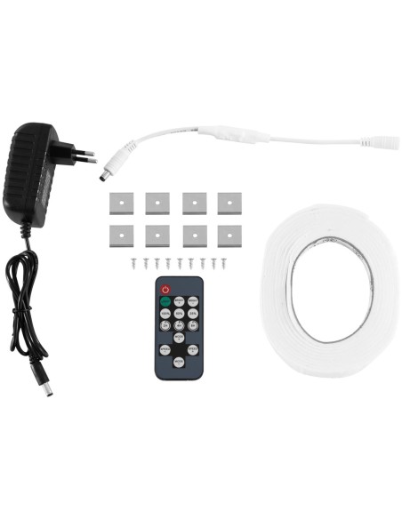 Augalų augimo lempa 120 LED 50 cm 20 W 4 vnt sidabrinė Augalų augimo lempa 120 LED 50 cm 20 W 4 vnt sidabrinė