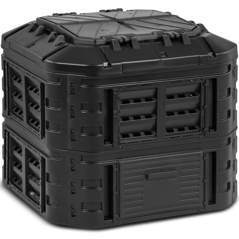 Modulinis sodo komposteris organinėms atliekoms 90 x 90 x 80 cm 600 l