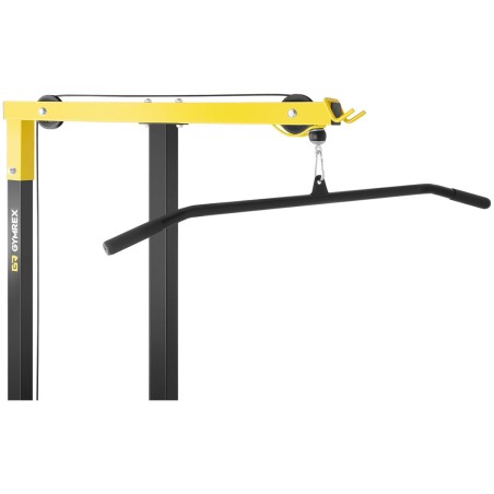 Viršutinis pakėlimas skirtas mankštinti rankų nugaros raumenis namų sporto salėje iki 120 kg