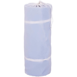 Čiužinio kilimėlis akrobatinis pripučiamas gimnastikos takelis 500 x 100 x 20 cm mėlyna ir balta