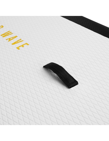 Pripučiama SUP lenta su irklentėmis 110 kg juoda