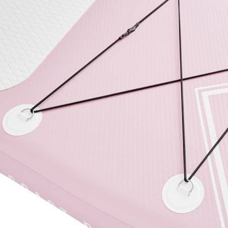 Pripučiama SUP lenta su irklentėmis 100 kg rožinė Pripučiama SUP lenta su irklentėmis 100 kg rožinė