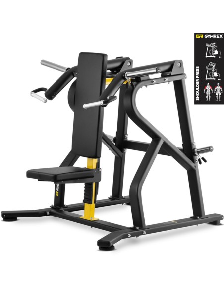 SCHOULDER PRESS laisvo svorio pečių treniruoklis juodas/geltonas