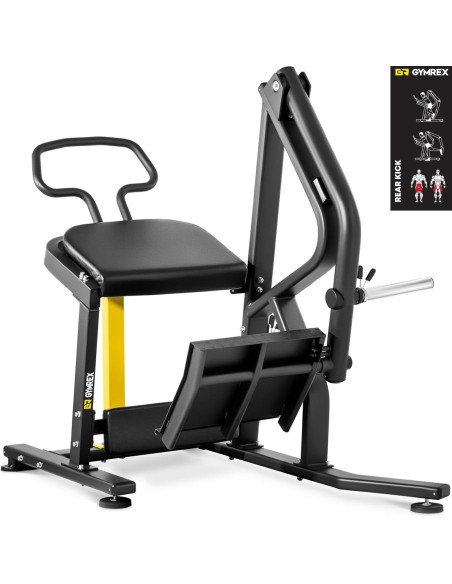 Mašininis prietaisas sėdmenų raumenims treniruoti laisvam svoriui REAR KICK