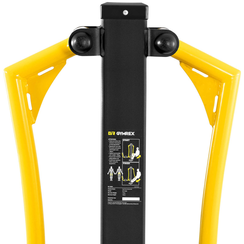 Plieninis kojų presas, montuojamas ant stulpo, skirtas mankštai lauke