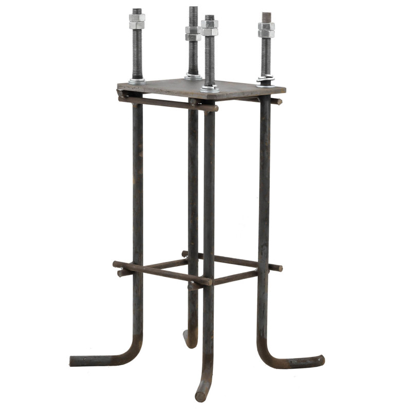 Plieninis kojų presas, montuojamas ant stulpo, skirtas mankštai lauke