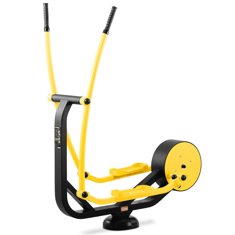 Cross trainer elipsinis treniruoklis lauko mankštai, plieninis, maks.130 kg