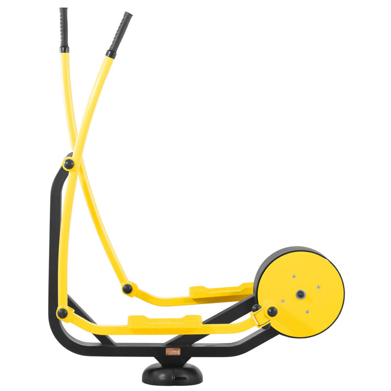 Cross trainer elipsinis treniruoklis lauko mankštai, plieninis, maks.130 kg