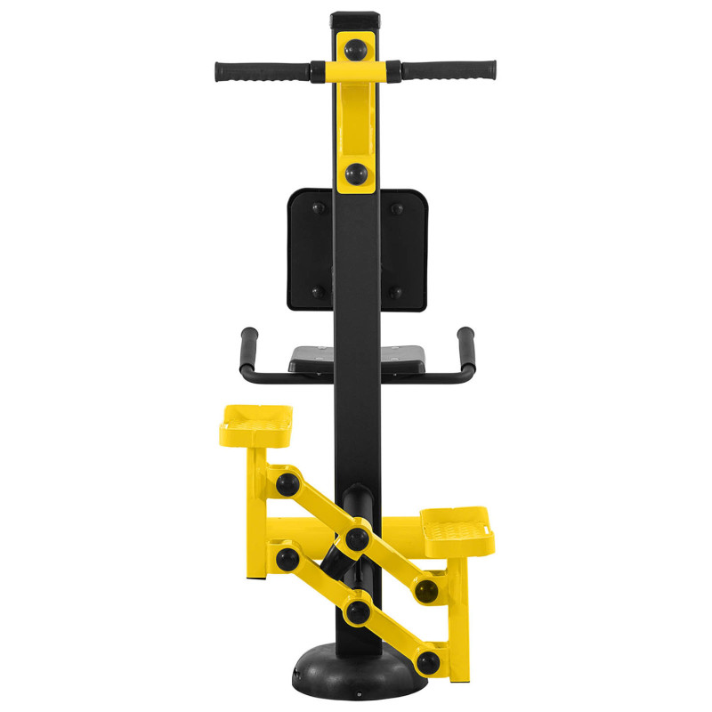 Kojų treniruoklis ir stulpelis, skirtas mankštai lauke