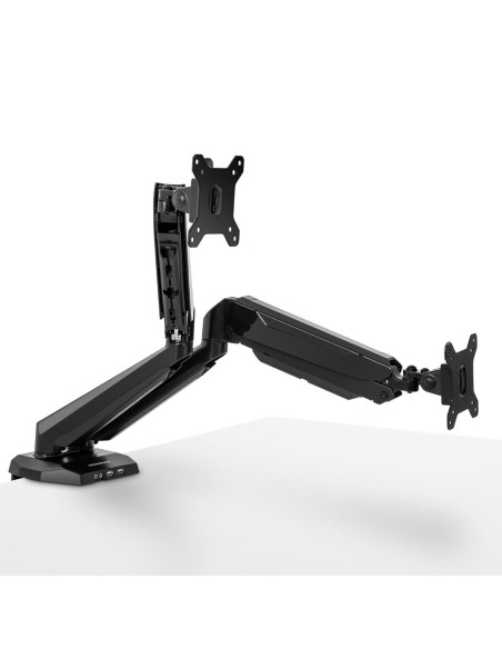 Laikiklio pakabos rankena dviem monitoriams, 15-27'' ekranai, pasukami maks. 16 kg Laikiklio pakabos rankena dviem monitoriams, 15-27'' ekranai, pasukami maks. 16 kg