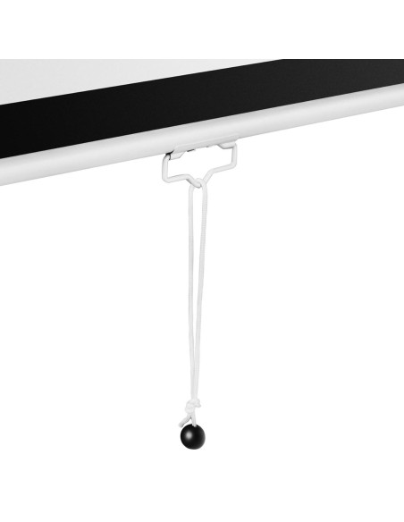 Pusiau automatinis projektoriaus ekranas sieninės lubos matinės baltos 150'' 340x210 cm 16:9 Pusiau automatinis projektoriaus ekranas sieninės lubos matinės baltos 150'' 340x210 cm 16:9
