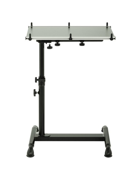 Sulankstomas mobilus nešiojamas stovas stalas ant ratukų reguliuojamas aukštis 55-80 cm, maks.5 kg Sulankstomas mobilus nešiojamas stovas stalas ant ratukų reguliuojamas aukštis 55-80 cm, maks.5 kg