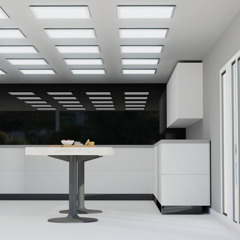 Plafon LED lubų plokštė 6000K 3800 lm 95 lm/W 40 W 62x62 cm