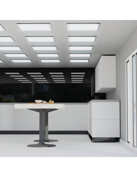 Plafon LED lubų plokštė 6000K 3800 lm 95 lm/W 40 W 62x62 cm Plafon LED lubų plokštė 6000K 3800 lm 95 lm/W 40 W 62x62 cm