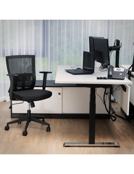 Kėdė ergonomiška biuro kėdė su tinkliniu atlošu ir juosmens atrama max 150 kg Kėdė ergonomiška biuro kėdė su tinkliniu atlošu ir juosmens atrama max 150 kg