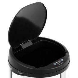 Automatinė bekontaktė šiukšlių dėžė su konteineriu ir judesio jutikliu, diapazonas 30 cm, 30 l