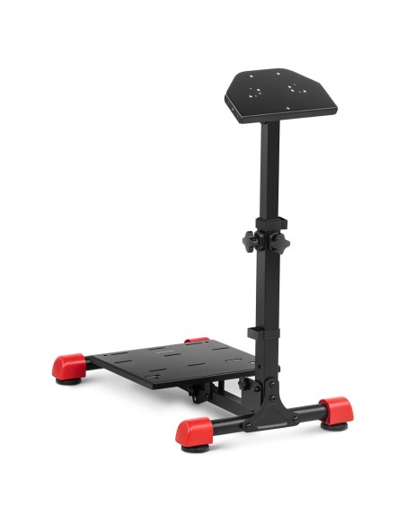 Stendas žaidimų vairui su lentyna pedalams, reguliuojamas universalus iki 20 kg Stendas žaidimų vairui su lentyna pedalams, reguliuojamas universalus iki 20 kg