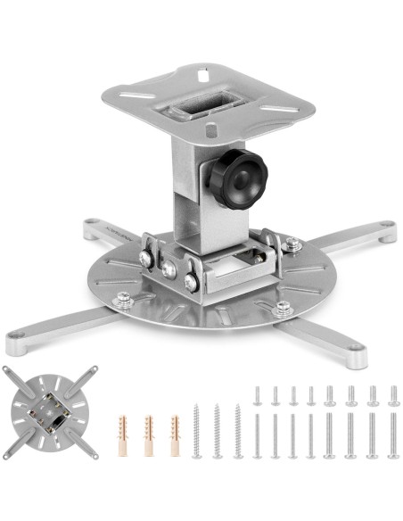 Prie lubų pakabos laikiklis projektoriui, projektoriui, reguliuojamas 140 mm Prie lubų pakabos laikiklis projektoriui, projektoriui, reguliuojamas 140 mm