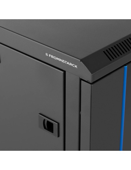 RACK tinklo serverio spintelė pakabinama 19'' 12U IP20 iki 60 kg 54x39x62 cm JUoda