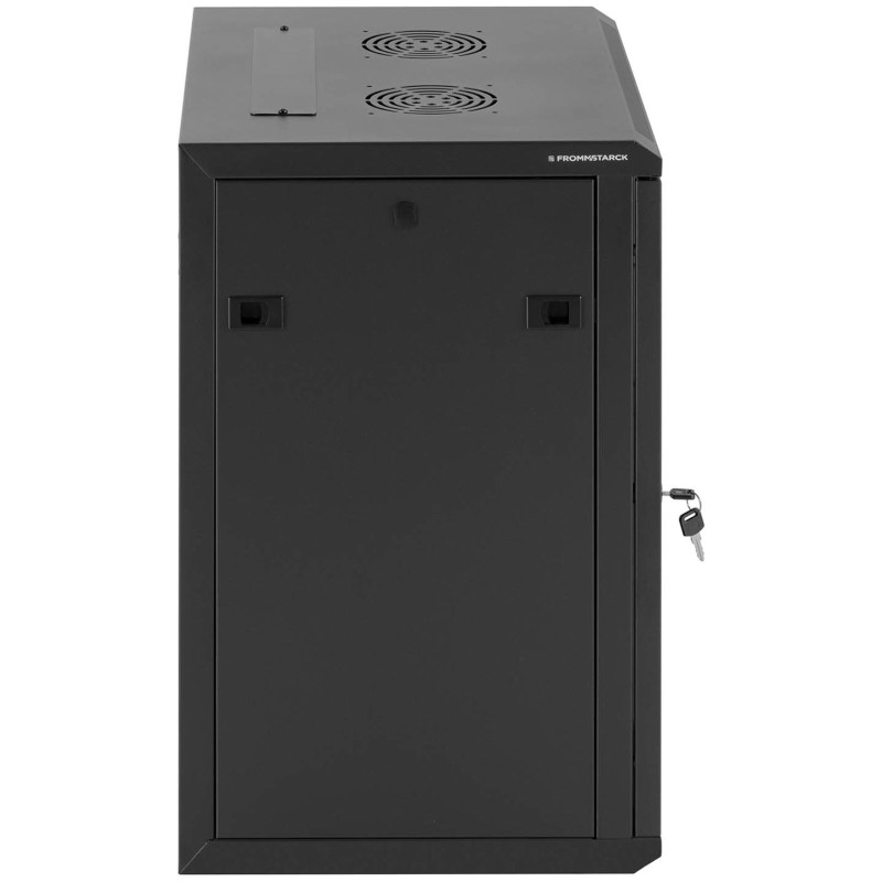 RACK tinklo serverio spintelė pakabinama 19'' 12U IP20 iki 60 kg 54x39x62 cm JUoda