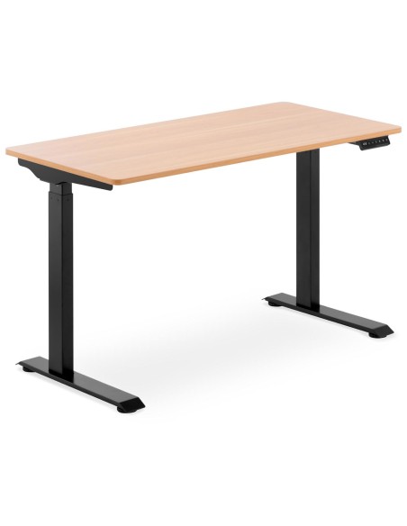 Elektrinis reguliuojamo aukščio stalas 120x60 cm aukštis 730-1233 mm JUODAI RUDAS Elektrinis reguliuojamo aukščio stalas 120x60 cm aukštis 730-1233 mm JUODAI RUDAS