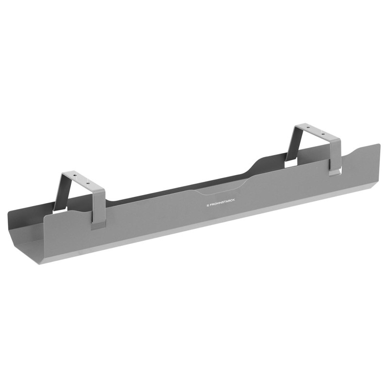 Lentynas maskuojantis kabelių laikiklis po stalu 600x135x108 mm PILKA
