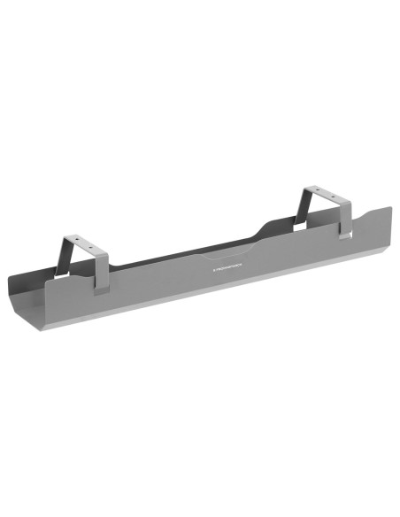 Lentynas maskuojantis kabelių laikiklis po stalu 600x135x108 mm PILKA Lentynas maskuojantis kabelių laikiklis po stalu 600x135x108 mm PILKA