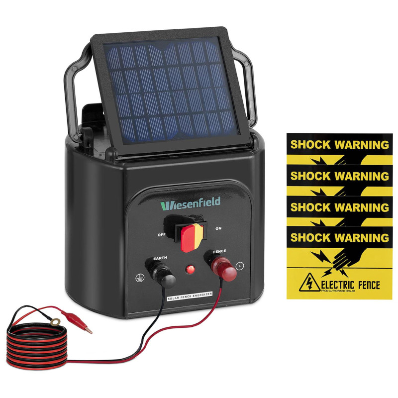 Solar shepherd energizatorius elektrinėms tvoroms iki 10 km 0,5 J
