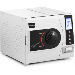 Slėginis garų autoklavas įrankių sterilizavimui, 6 programos, B klasės LCD spausdintuvas, 18 l