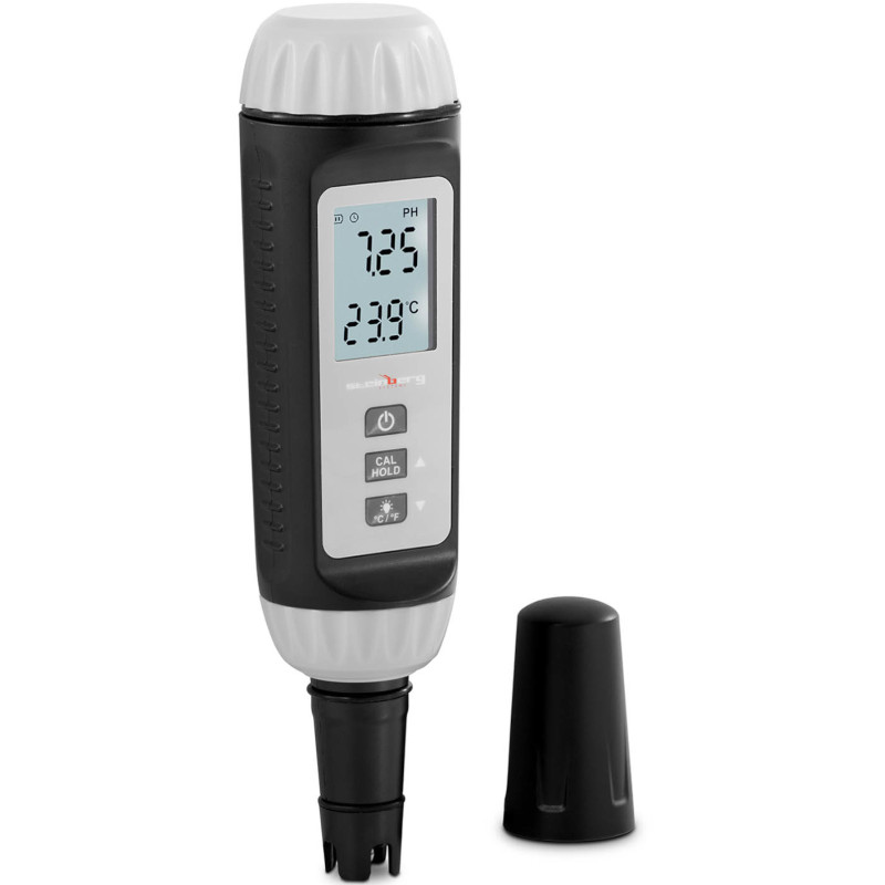 rūgšties matuoklis matuoklis skysčio temperatūros pH testeris elektroninis LCD 0-14 0-60C