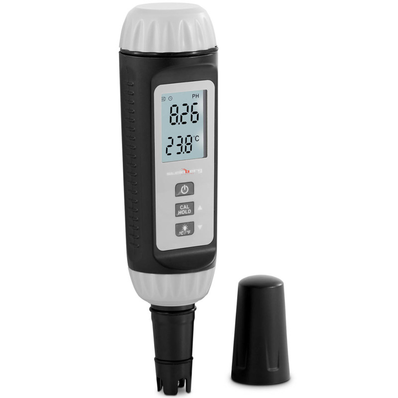 Rūgščių matuoklis pH skysčio temperatūros matuoklis elektroninis LCD 0-14 0-60C