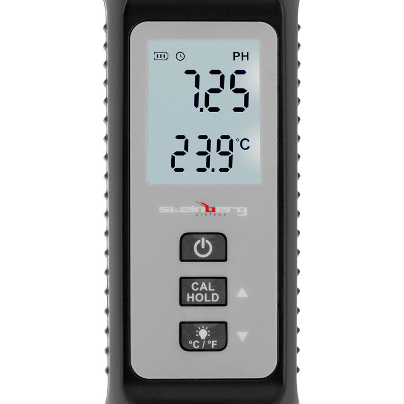 Rūgščių matuoklis pH skysčio temperatūros matuoklis elektroninis LCD 0-14 0-60C