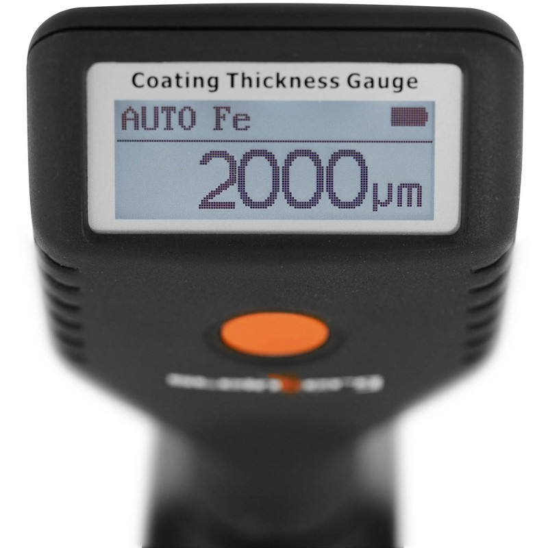 Automobilio dažų storio testeris, diapazonas 0-2000 µm + lagaminas