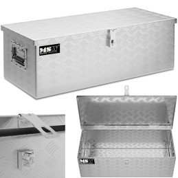 Rakinama aliuminio transportavimo įrankių dėžė 48 l 76 x 35 x 25,5 cm