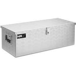 Rakinama aliuminio transportavimo įrankių dėžė 48 l 76 x 35 x 25,5 cm