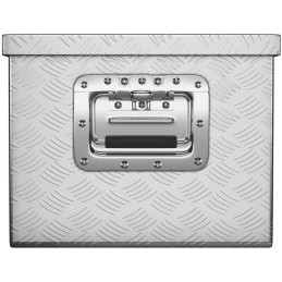 Rakinama aliuminio transportavimo įrankių dėžė 48 l 76 x 35 x 25,5 cm
