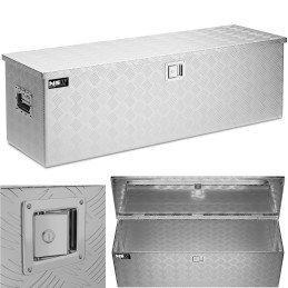 Rakinama aliuminio transportavimo įrankių dėžė 150 l 124 x 38,5 x 38,5 cm